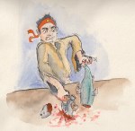 Tradicional, Pen, Water Colour